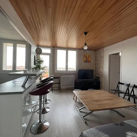 Gemini, 6p - Wifi/subway/view - Close Airbus Apartmán Toulouse